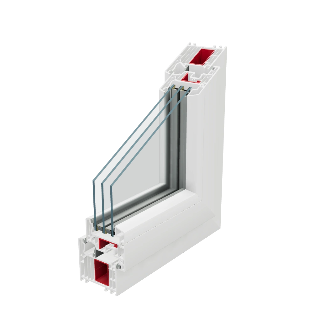 VEKA Softline 82 с тёплым краем